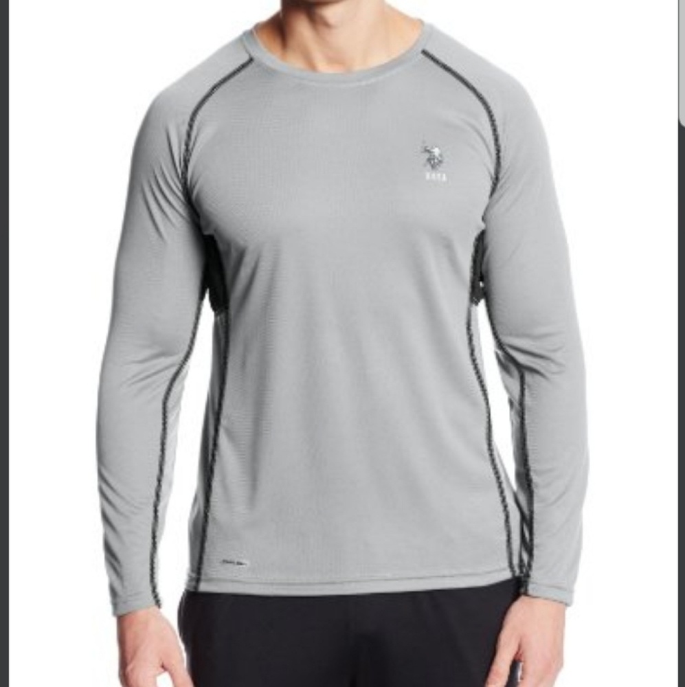 U.S. Polo Assn. Men's Paneled Long Sleeve Raglan XL, NEW, 00319